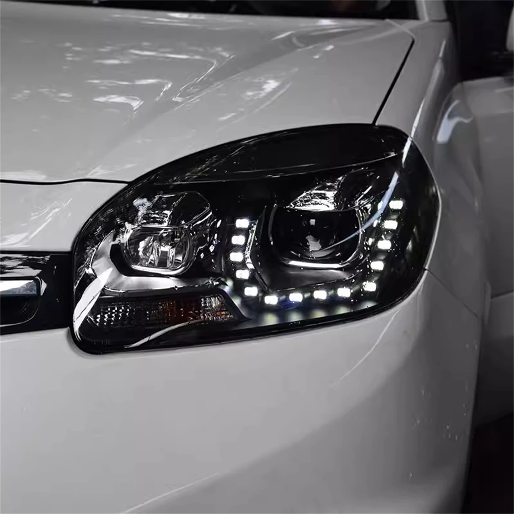 Car LED front lamp Headlight Assembly DRL For 12-16 Renault Koleos Daytime Running Lamp 2pcs