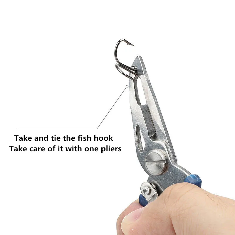 Fishing Pliers Fish Line Cutter Scissors Mini Fish Hook Remover Multifunction Tools New Black Beak Jaw Outdoor fish lead