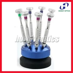 7pcs screwdriver,professional screwdriver set with swivel stand,easy to use,available for glasses,watches etc
