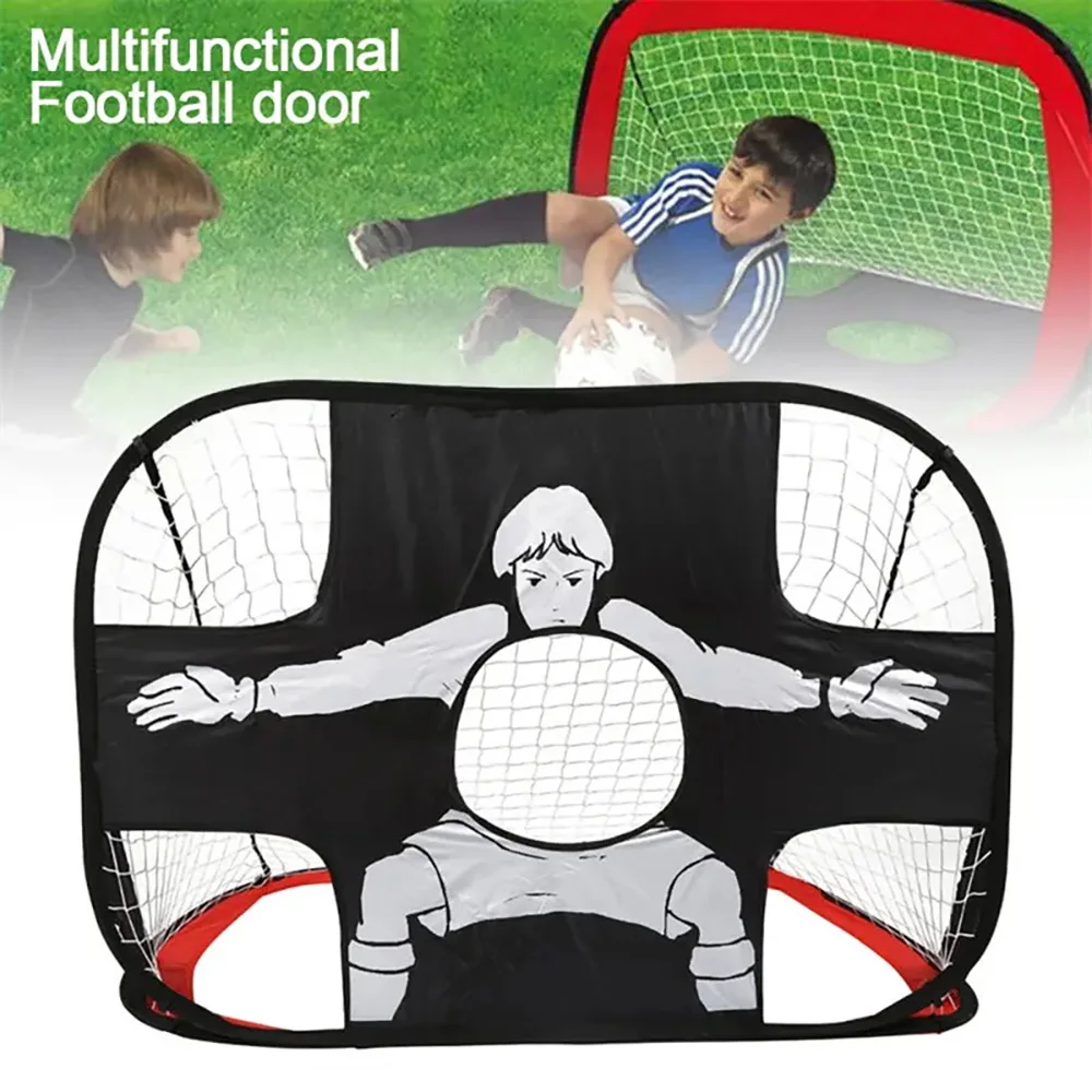 Football Trainer Throwing Net, Training Throwing Target Practice Net with 5 Target Pockets,  Portable Carry Case