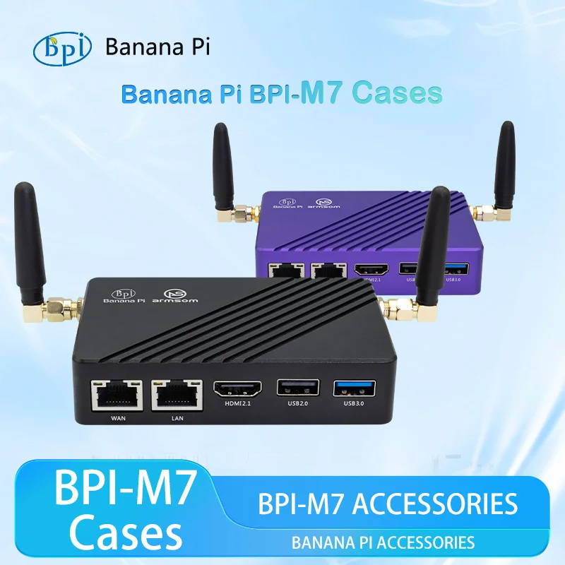 

Чехлы Banana Pi BPI-M7 черные или фиолетовые для аксессуаров BPI-M7