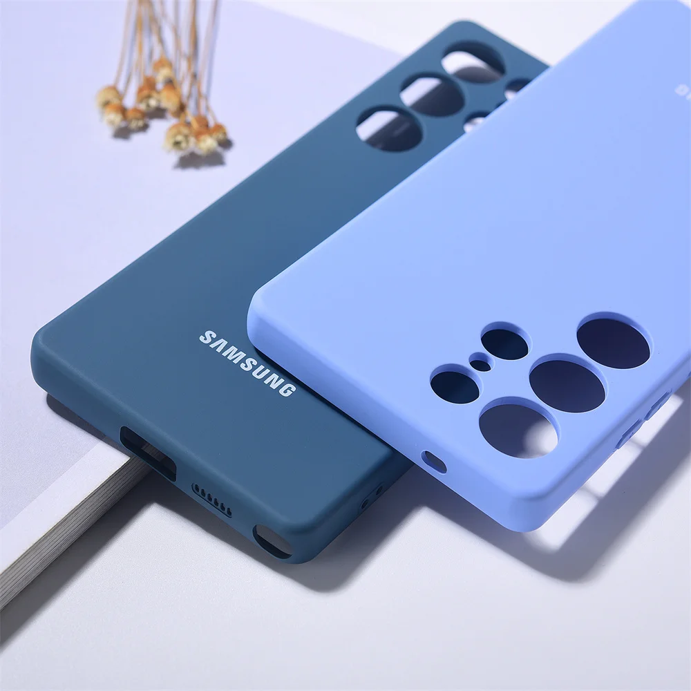 Soft TPU Mobile Phone Case Cover for Samsung Galaxy S25 Ultra/S25 Plus/S25 Ultra-thin Liquid Silicone Back Protective Shell S25+