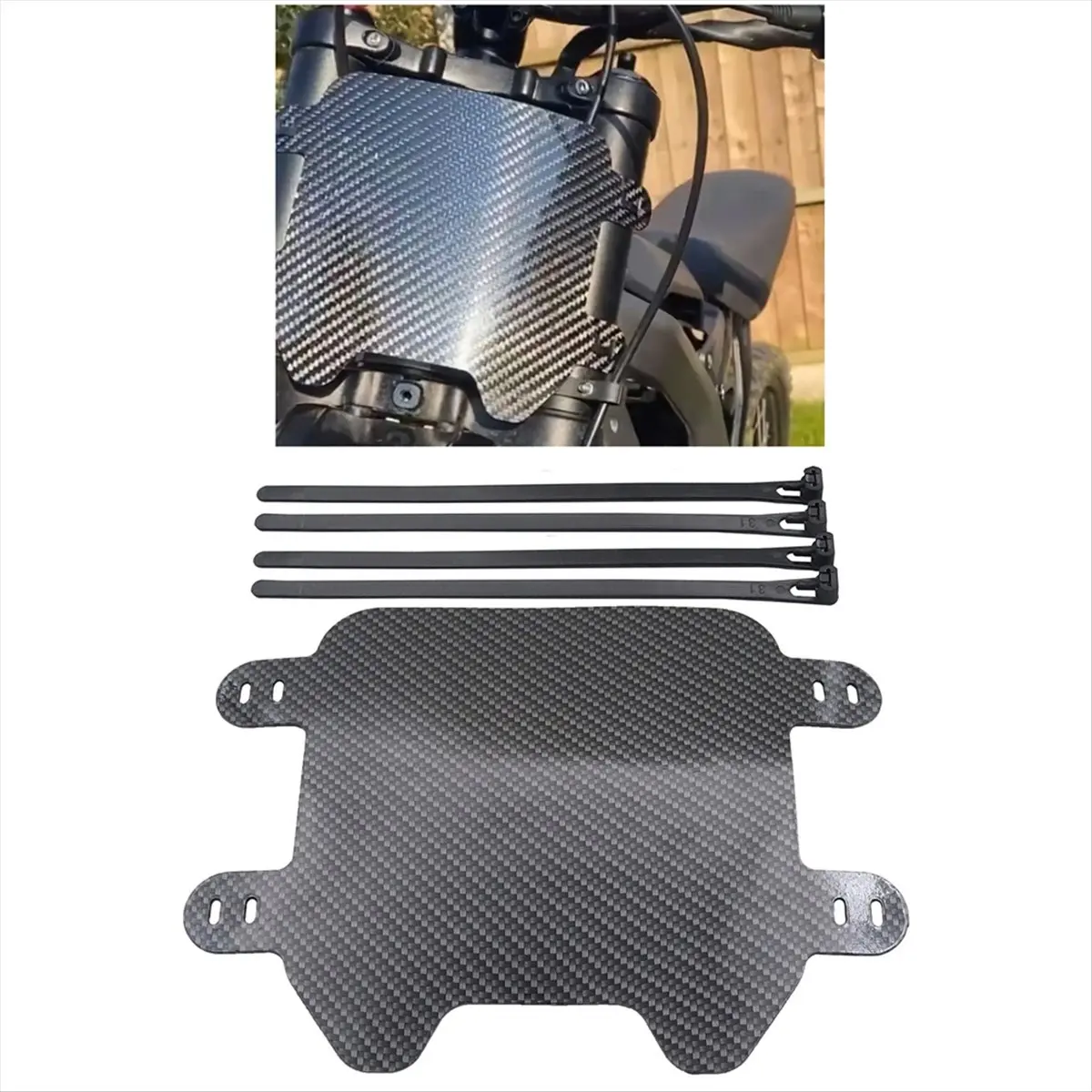 NCSMT Electric Motorcycle Number Plate License Plate for Surron Sur-Ron Sur Ron Light Bee X S Electric Bicycle Universal Pa