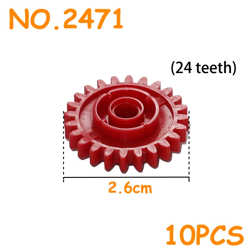 24014 69778 69779 18946 87407 35185 2471 2474 15460 Building Blocks MOC Technical Parts Gear Axle Worm Rack Conector Bulk Bricks