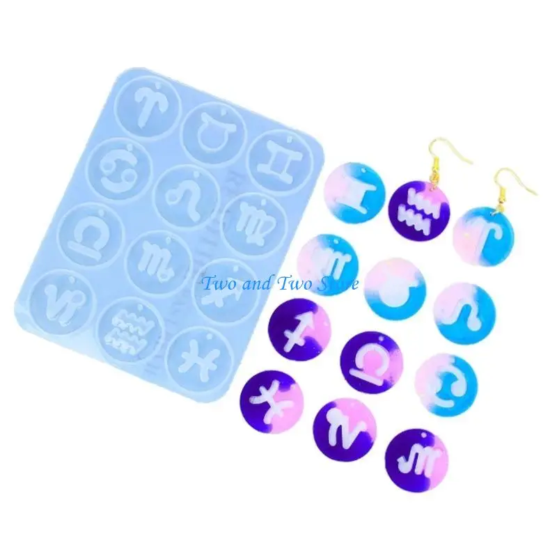 HX6F Versatile Silicone Molds DIY Jewelry Making Moulds Fashion Accessories Mould