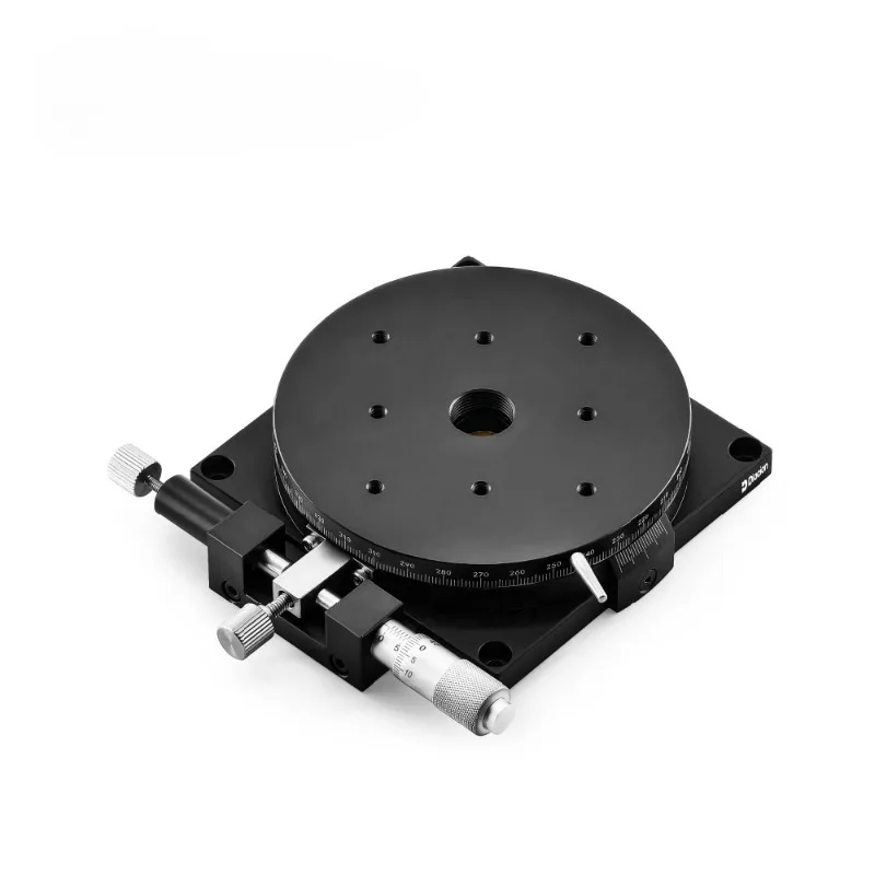 RSPG100 100mm R axis micrometer numerical control machining manual rotary table bearing mounting joint huge load linear guide