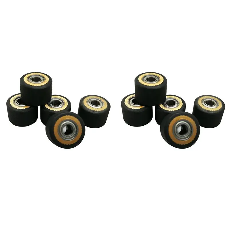 QWE-10Pcs HQ Pinch Roller 4X11x16mm Plotter Cutter Roller For GCC Rabit Pcut Mimaki Graphtec Iolion Cutter Plotter