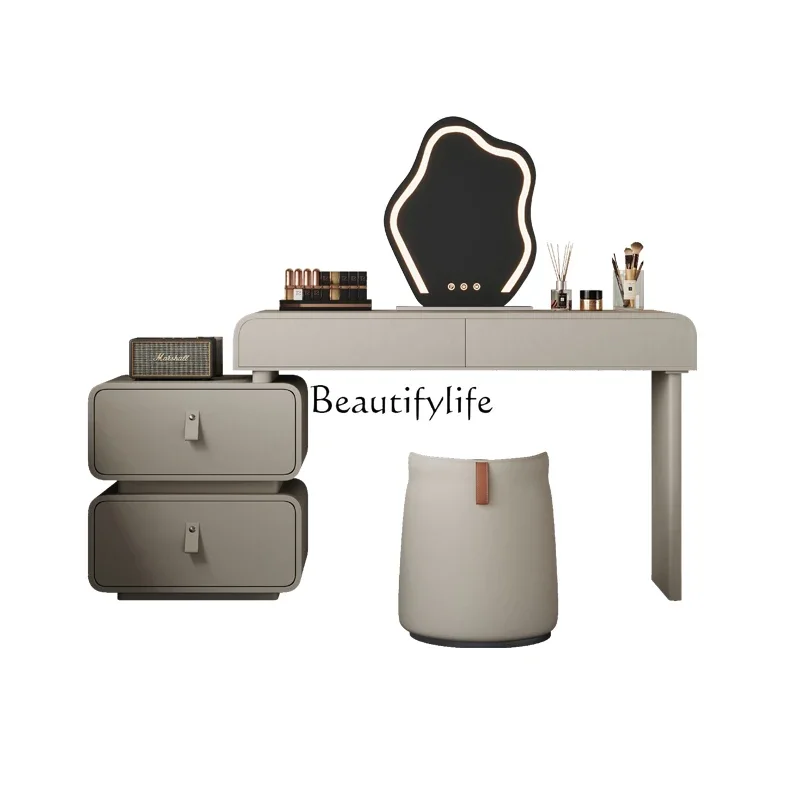 

LJYModern simple dresser home bedroom small makeup table light luxury high sense