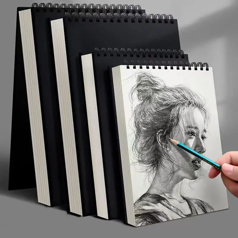 Spiral Sketch Book for Art 30 Sheets Acid Free 8K 16K A4 A5 A6 Drawing Pad for Students Sketching Canvas
