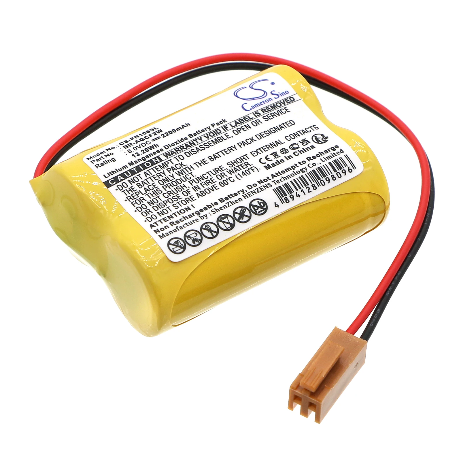 Li-MnO2 PLC Battery for GE,6.0V,2200mAh,Fanuc A06 programmable logic Beta SVU Amplifier A06B0177D106 A98L00310011#L BR-AGCF2W