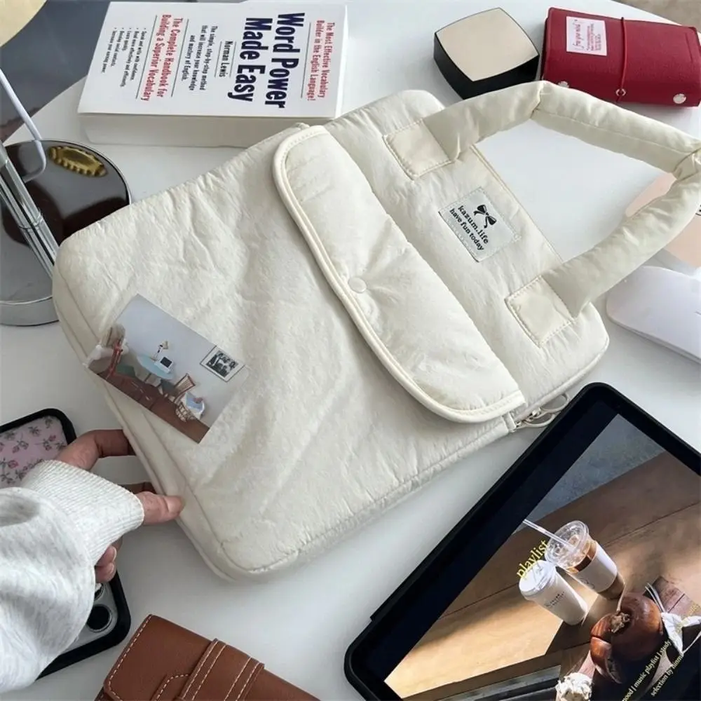 

Cute 11 Inch Shockproof Laptop Bag Soft Portable Computer Bag Puffy Casual Laptop Sleeve Commute