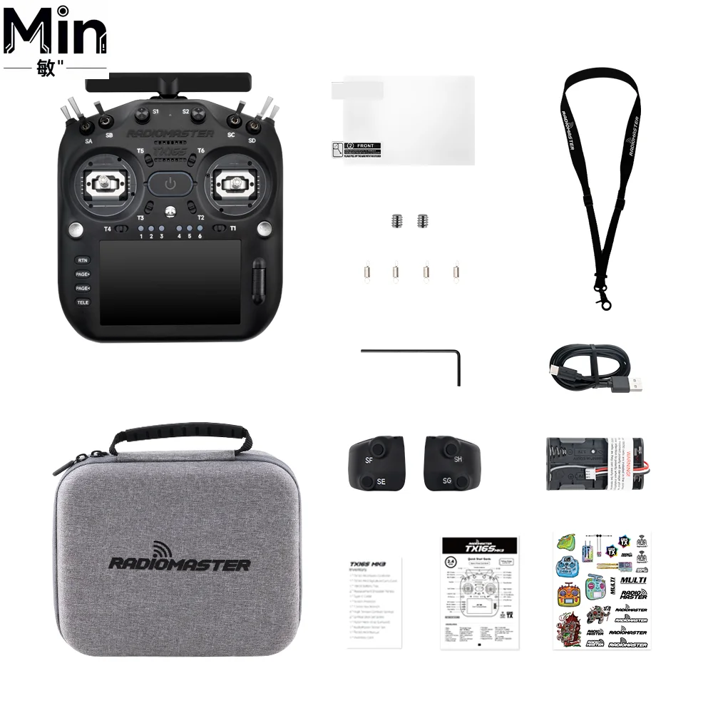 Pre-Order RadioMaster TX16S MK3 Dual-band Gemini V6 Hall Gimbal 5 Inch IPS Touch Screen EdgeTX ExpressLRS Radio Controller