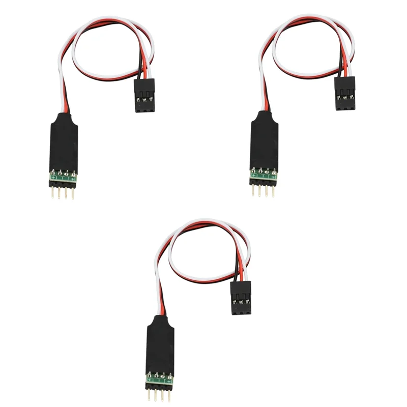 3 Stuks 3ch 3-kanaals Led Lamp Licht Bedieningspaneel Voor 1/10 1/8 Rc Model Auto Hsp Tamiya Axiale Scx10 Traxxas Trx4