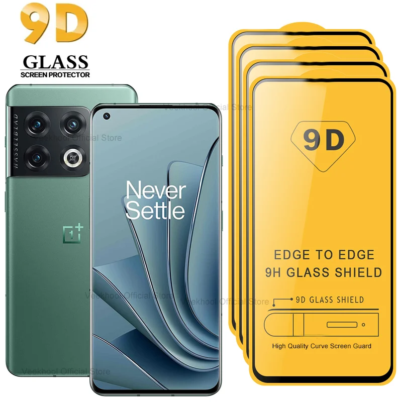 Vidrio Templado 9D para Oneplus 6T, 7T, 8T, 9, 9RT, 5G, Nord CE2, N10, N20, N200, 2-4 piezas, película protectora de pantalla antiexplosión para