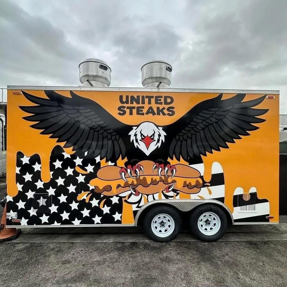 

Многофункциональный коммерческий квадратный фудтрак для кейтеринга, мобильный фургон-салон красоты (парикмахерская, маникюрный салон) на продажу