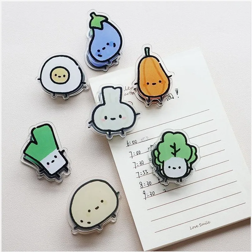 

1/5 шт. милые INS анимированные фрукты и овощи мультфильм уплотнительный зажим зажим для заметок Pp зажим украшение подарок для студентов офисные аксессуары