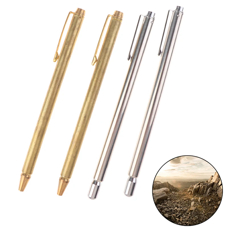 2Pcs High Precision Dowsing Rods Brass Retractable Antenna Water Detector Measuring Instruments Cross Positioning Tools