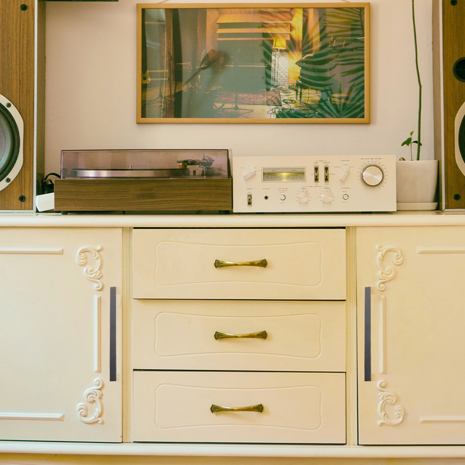 

2pcs Cabinet Handles Set Metal Drawer Pulls For Kitchen Cupboard Wardrobe Bar Pulls Heavy Handles For Cabinets Drawers Duty