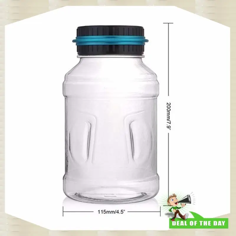 24-Hour Delivery 1 Piece Money Box Jar Coin Money Box Coins Storage Box Jar 1.8L Counter Electronic Digital LCD Counting C