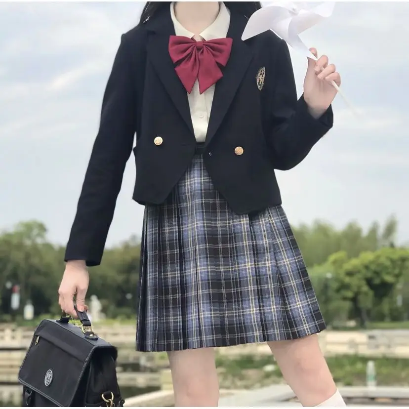 Original JK Uniform Blazer for Women Spring Autumn All Match Japanese Preppy Style Casual Blazer Women Blazers and Jackets