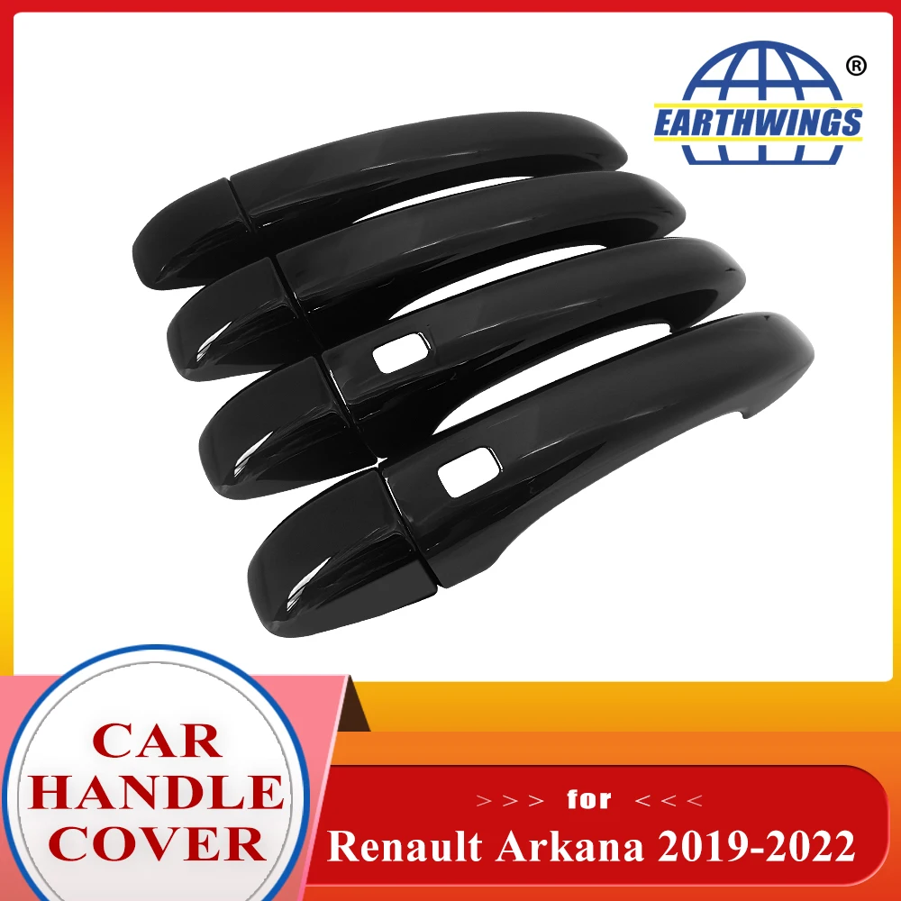 Car Door Handle Cover For Renault Arkana Samsung XM3 Megane Conquest 2019~2022 Exterior Car Accessories Film Styling Diecast OBD