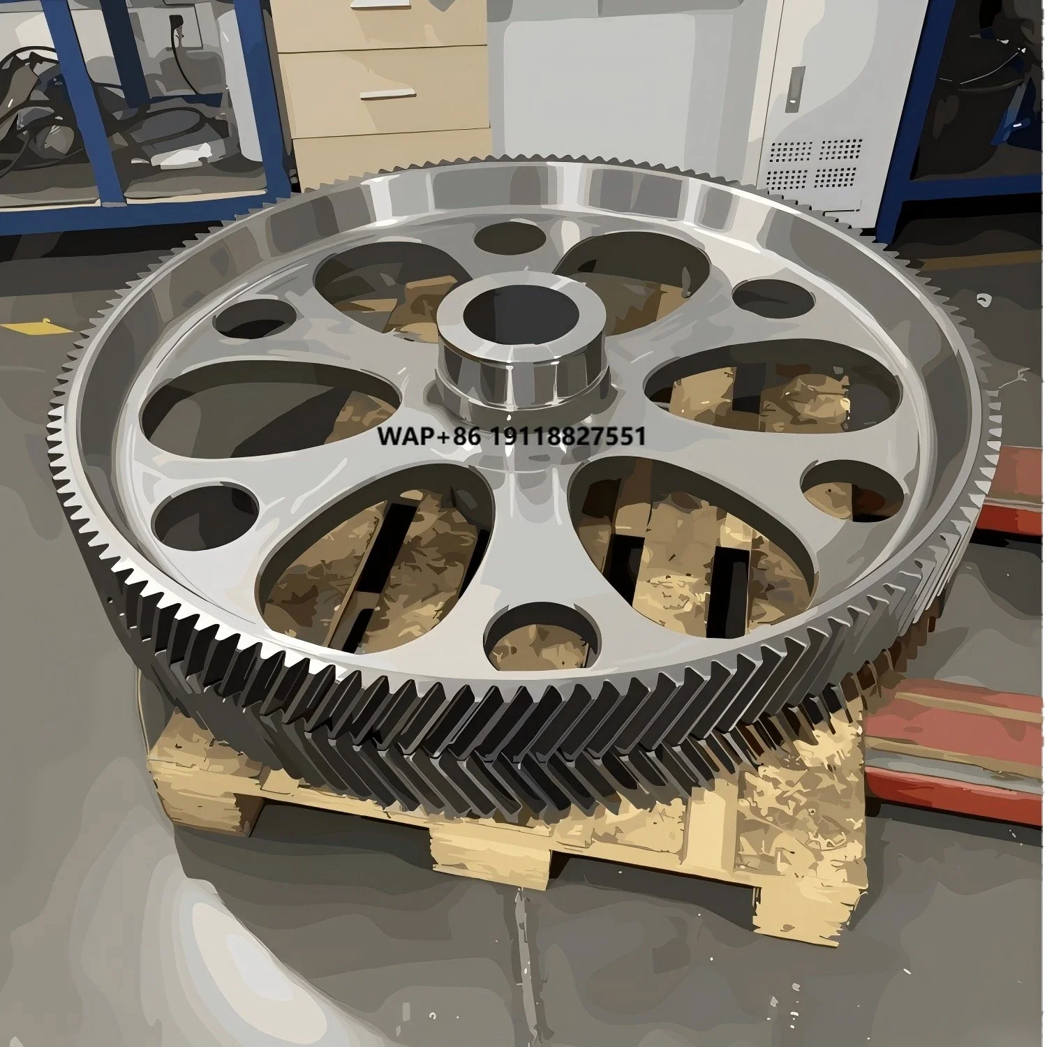 High Strength Helical Gear for Mining Crushers Conveyors and Mills Carbon Steel Alloy Steel Cast Steel