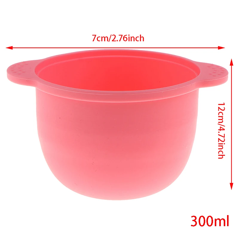 300ml Wax Warmer Heat-resisting Silicone Bowls Hair Removal Wax Replacement Pot Silicone Bowls Hair Removal Beauty Mask