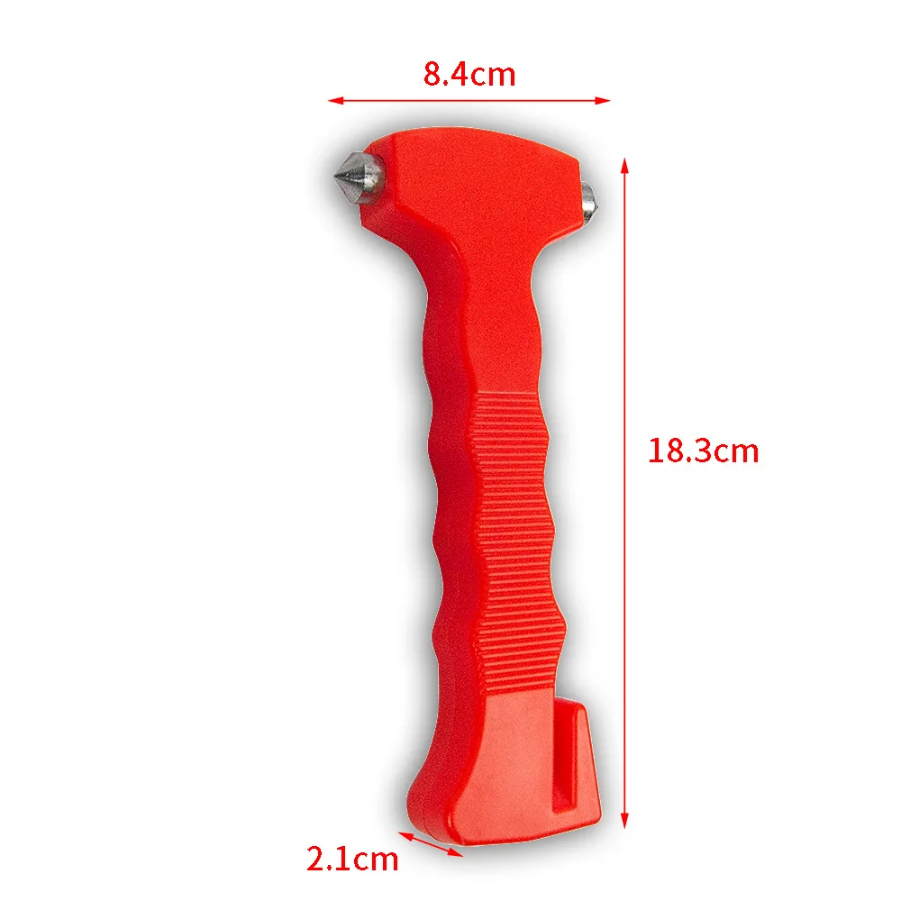 Universal Multifuncional Car Safety Hammer, Window Breaker, Martelo de resgate, Ferramenta de emergência, Assentos Belt Cutter, Escape