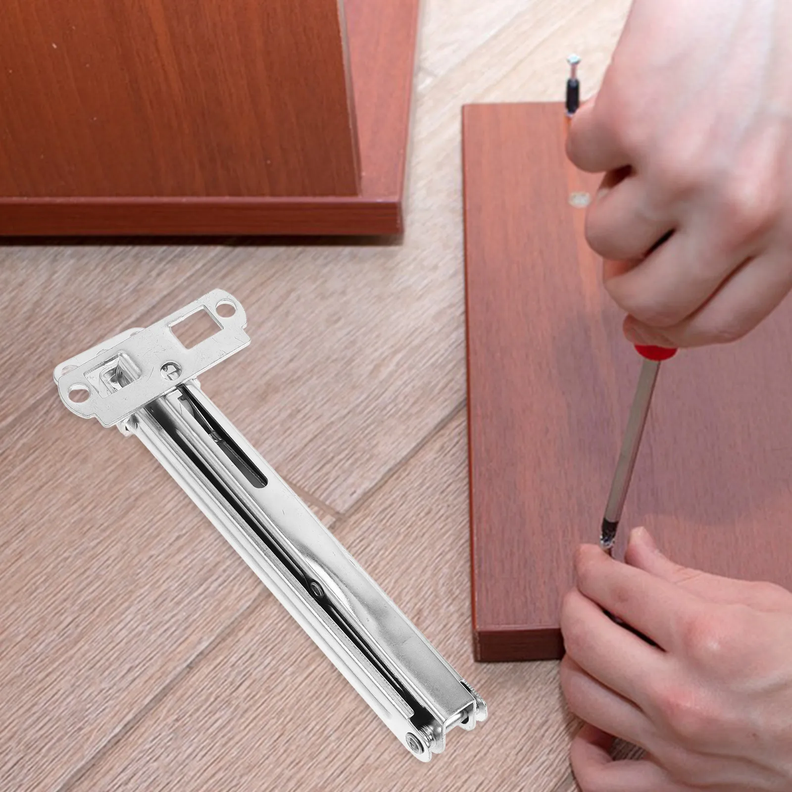 

Blue Zinc 13-Position Angle Adjustable Hinge Support Bracket for Student Desk Drawing Table Furniture Lid Support Hardware