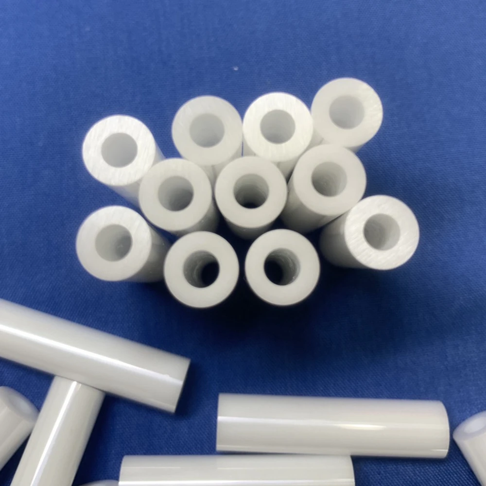 OD8mm ID4mm 6mm زركونيا عمود السيراميك كم/الغوص/الأنابيب/أنبوب مقاومة درجات الحرارة العالية/مخصص