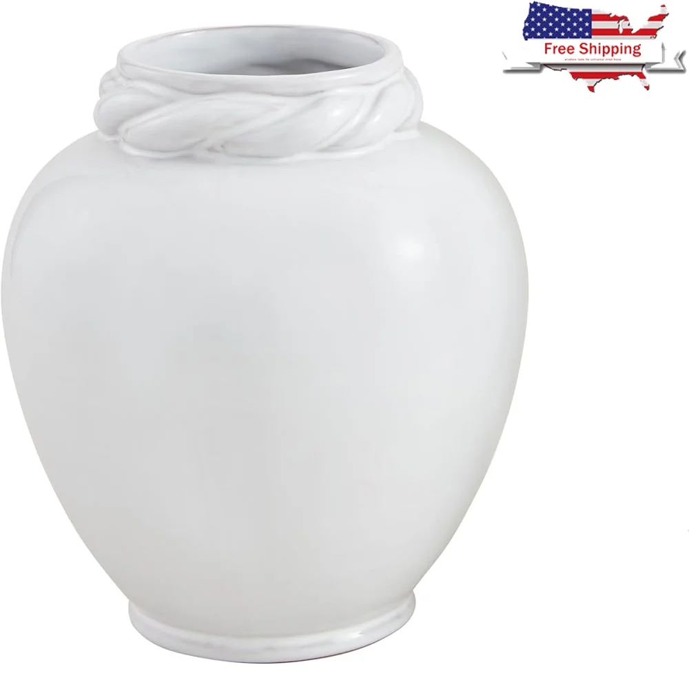 

Small Twisted Ceramic Vase Unique Design Decorative Terracotta Bud Vase Elegant Home Decor Hand Wash Only 7.5 Inch Height