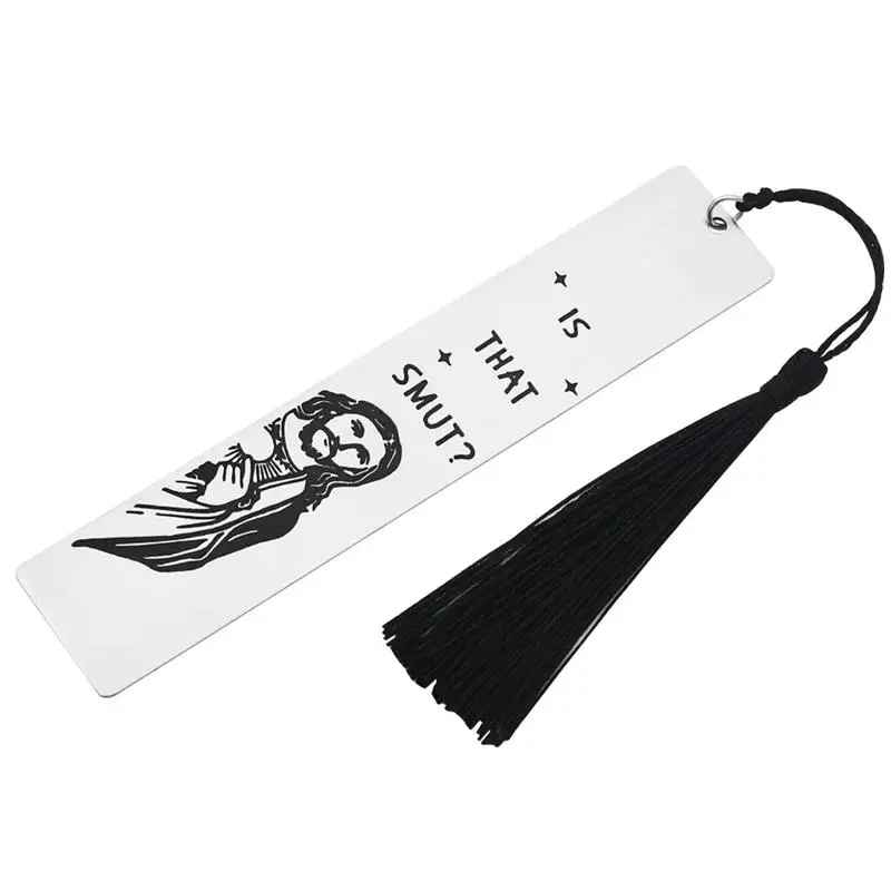 Zabawna książka ze stali nierdzewnej narzędzie biurowe Marker do nauki czytania kreatywne materiały piśmienne urodzinowe z okazji dnia nauczyciela zakładki