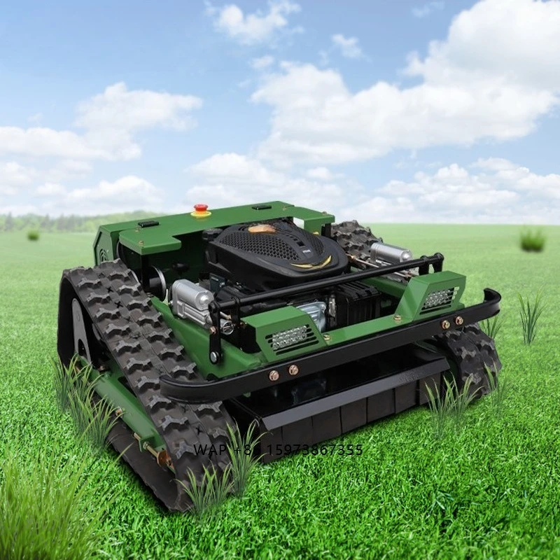 

Industrial Grade Crawler-Type Remote Control Lawn Mower Flexible and Convenient for Enhancing Lawn Beauty
