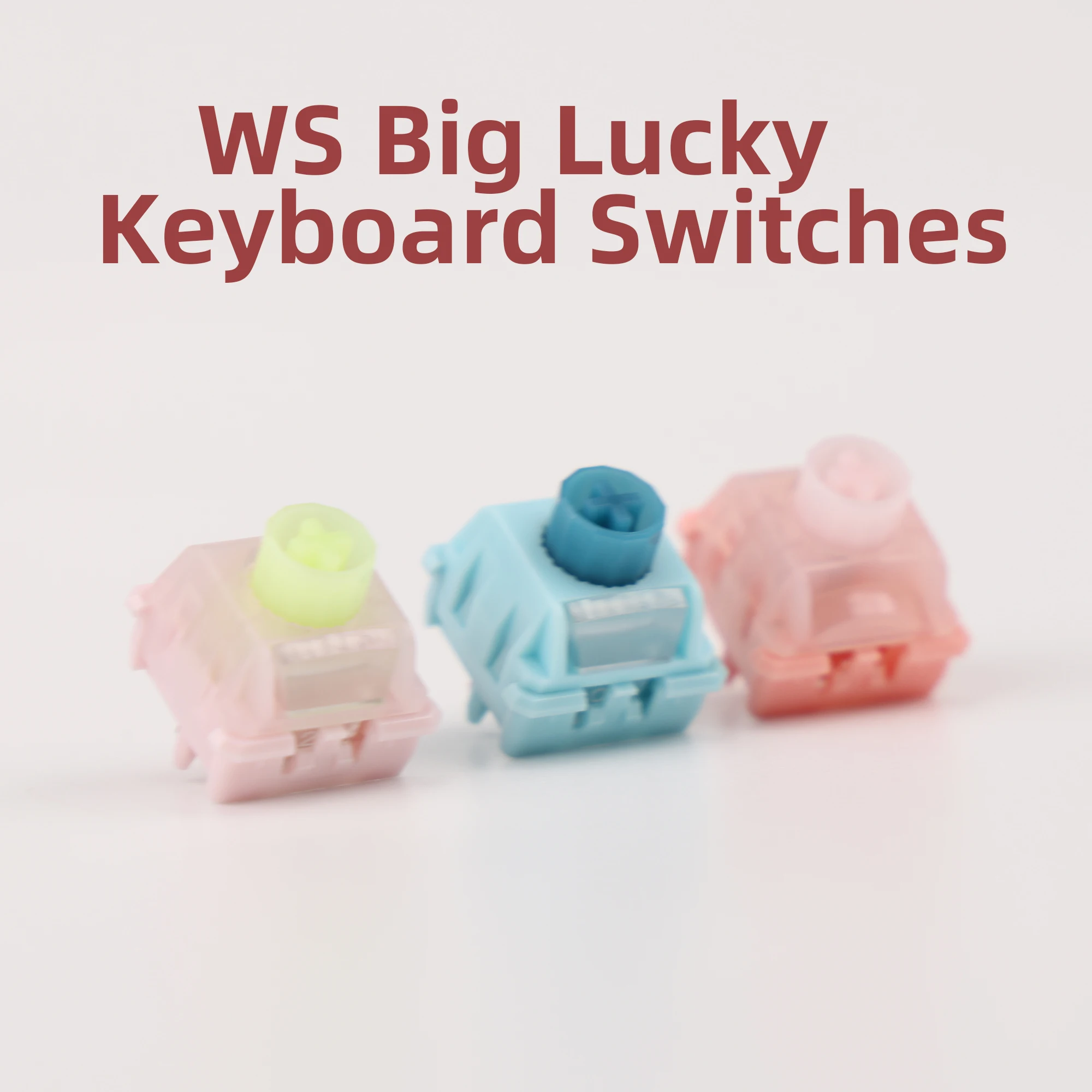 Keyboard Lube Kit - WS BigLucky キーボードスイッチ、5 ピン潤滑済みメカニカルスイッチ、LED ディフューザーキースイッチ付き、MX メカニカルキーボード用