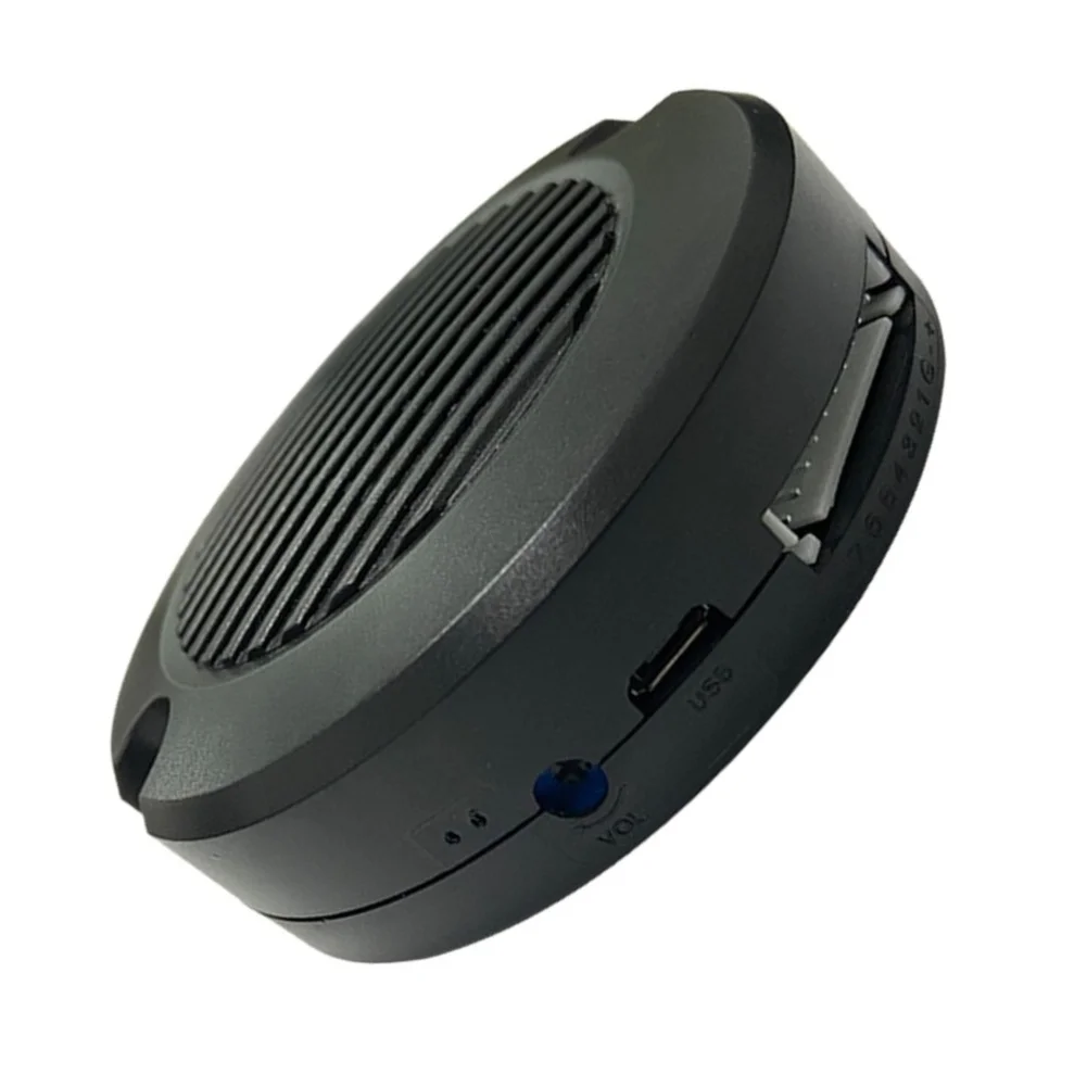 Black 485 Serial Voice Alertor Voice Alertor Loud Notification Device Wide Voltage Compatibility 110db High Volume Output