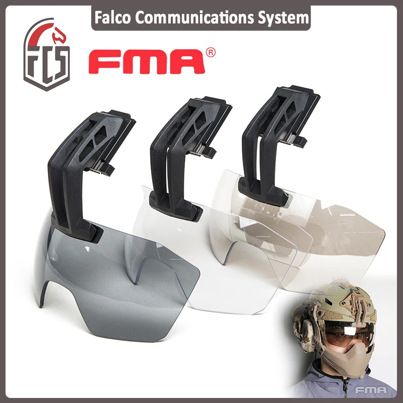 

FMA CAIMAN Straight-Arm Goggles – Lowesun 3mm Anti-Fog Coating, Impact-Resistant, Anti-Fragmentation Protective Eyewear (TB1361)