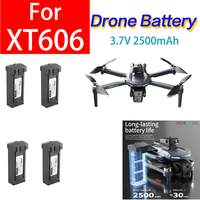 XT606 GPS Drone Battery  3.7v 2500mAh Battery for XT606 RC Quadcopter Drone