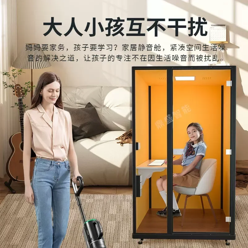 Portable Soundproof Booth for Home Recording Studio Piano Live Streaming Pet Quiet Space Sleeping Cabin Phone Booth