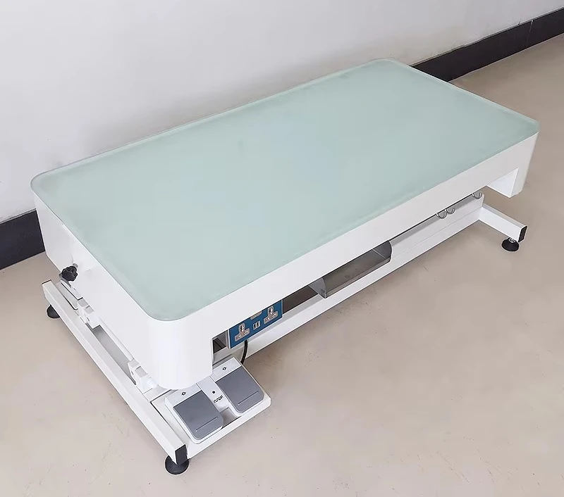 Rechargeable Electric Dog Grooming Table, Stainless Steel Grooming Station with LED Light, Height Adjustable