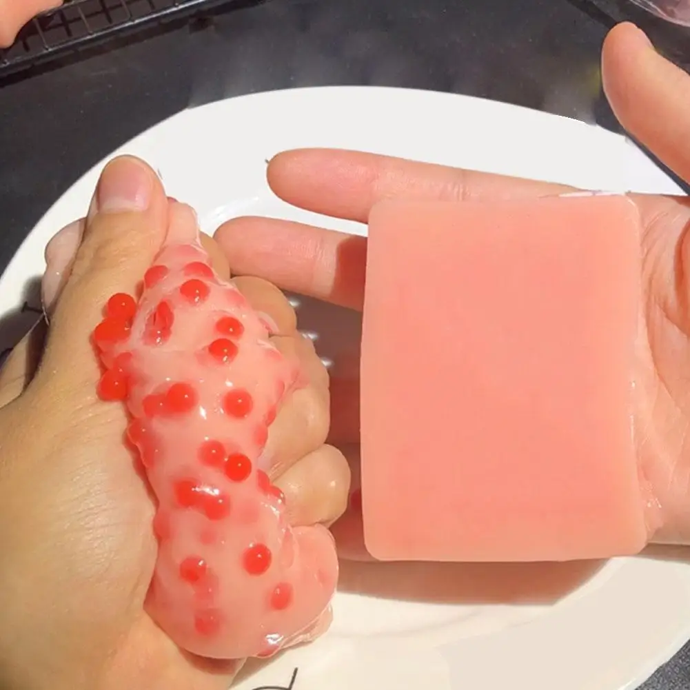   子供向けおもちゃ ストレス解消おもちゃ ソフトニキビ潰しおもちゃ 感覚玩具 スクエア型肌むしりおもちゃ フィジェットトイ