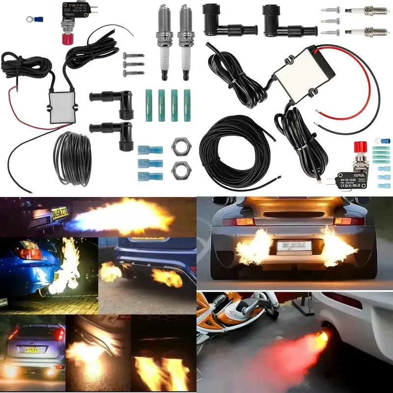 Exhaust Flame Kit Control Igniter Automotive Flame System High Voltage Ignition Transformer