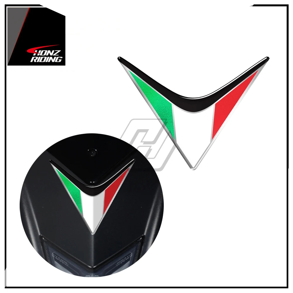 

For Aprilia RS4 RSV4 RS APR150 SR MOTARD Tuono V4 Decals 3D Resin Motorcycle Front Fairing Decals Italy Sticker