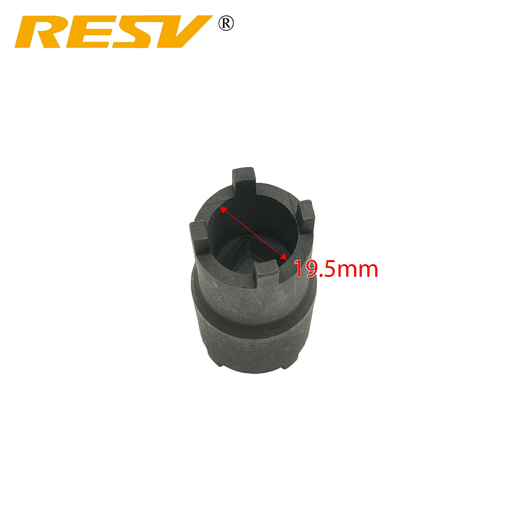 RESV Universal Repair Removal Disassembly Lock Clutch Tool Nut Wrench Spanner Socket Double Head Double-Headed Black 20mm 24mm