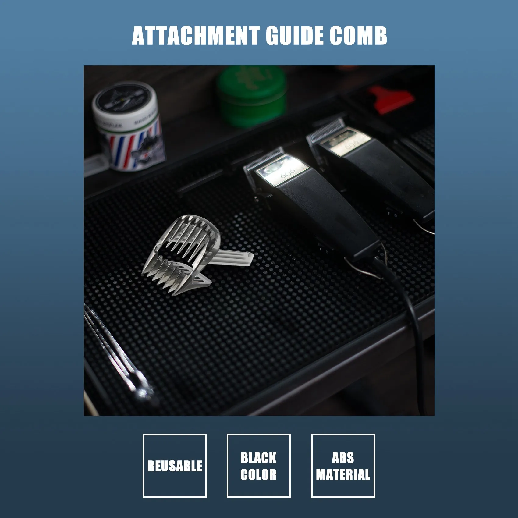 Peine guía de accesorios para recortadora de barba, piezas de hoja de cabeza de 1-7mm para Philips HC9490, HC9450, HC9452, HC7460