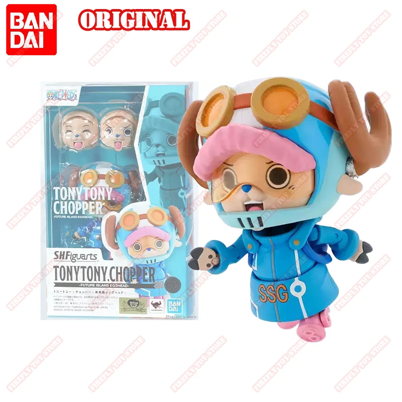 

BANDAI оригинальные ONE PIECE Остров будущего Egghead SHF Tony Tony Chopper аниме фигурки экшн-модель игрушки