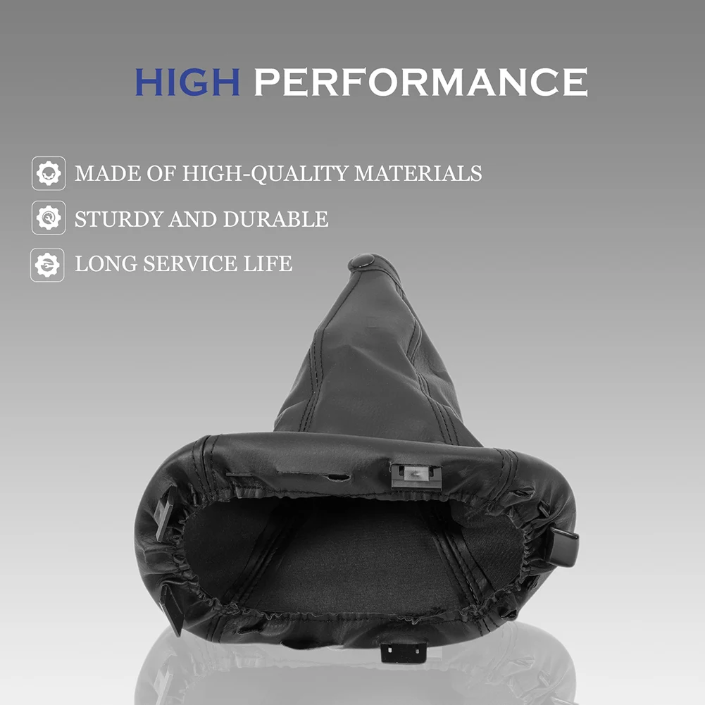 Acessórios para automóveis, botão de mudança de marcha preto, capa de mudança de marcha, interior automotivo, botão de 5 velocidades, características estáveis