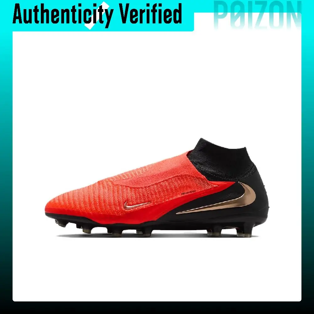 Nike Phantom 6 Soccer Shoes Unisex High-top Bright Dark Red/Black HQ2329-600