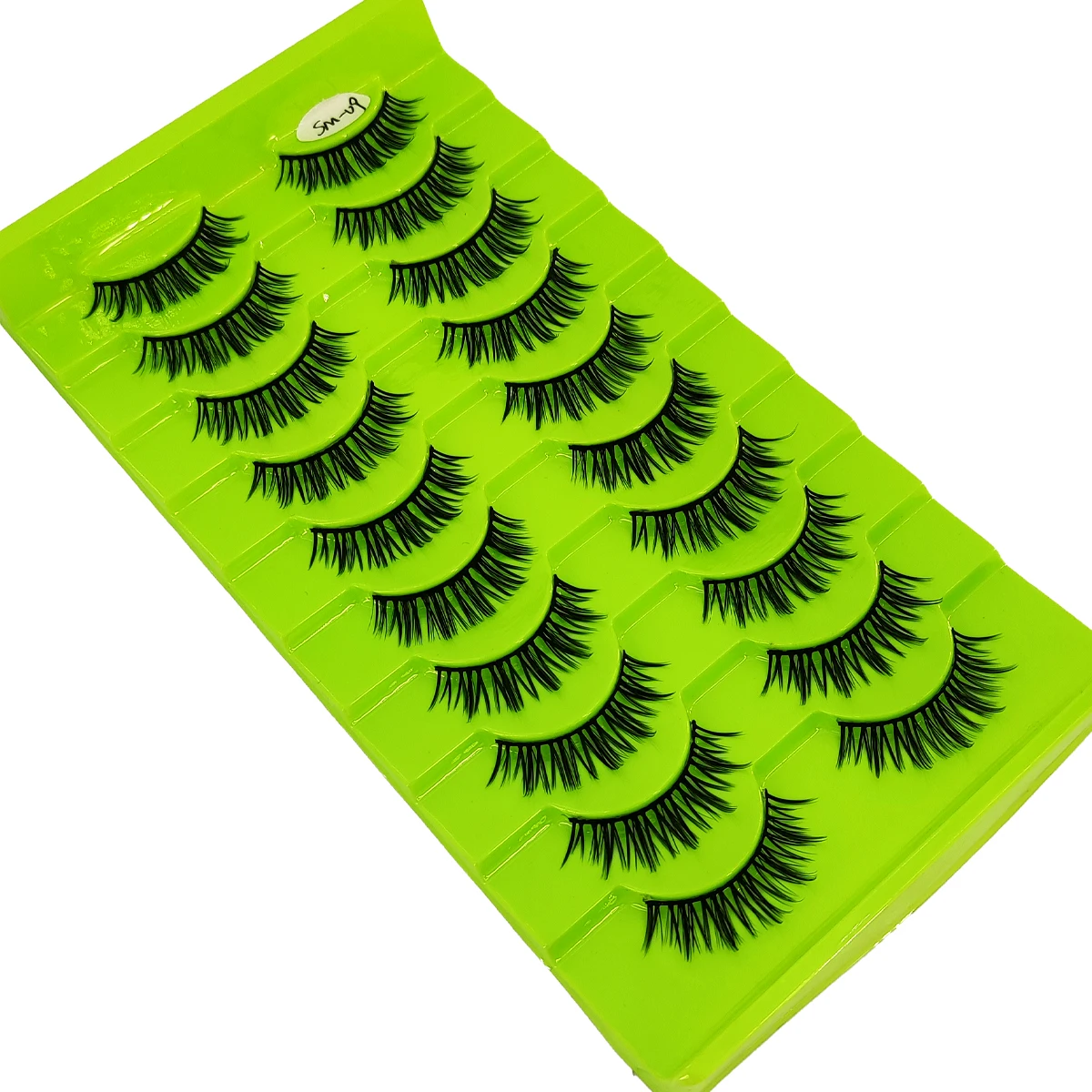 10 أزواج من رموش المنك الاصطناعية ثلاثية الأبعاد، مكياج عين القطة الناعمة بشكل طبيعي، نمط رقيق مناسب للرموش الناعمة والرقيقة النسائية #2