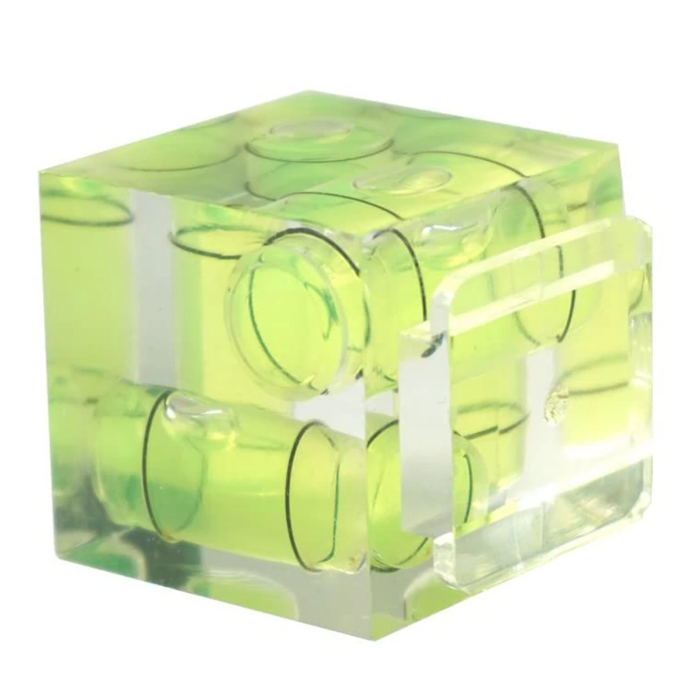 ABNH Spirit Level Hot Shoe Camera Level 3 Bubble Spirit Level for Digital and Film Cameras