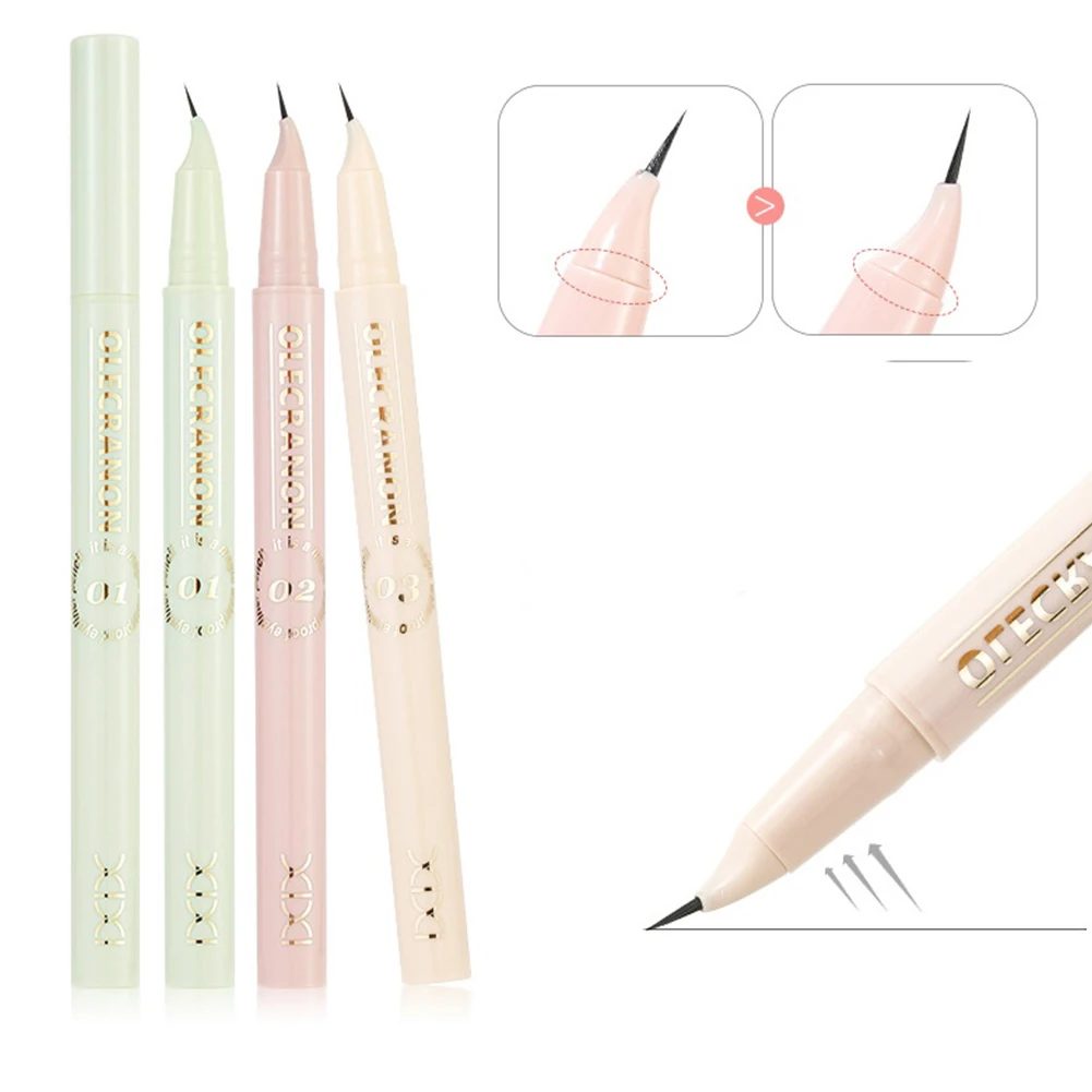 18 °   カーブチップ防水アイブロウペンシル – 超正確な髪のようなストローク 汚れ防止 & 終日着用で自然な眉を実現